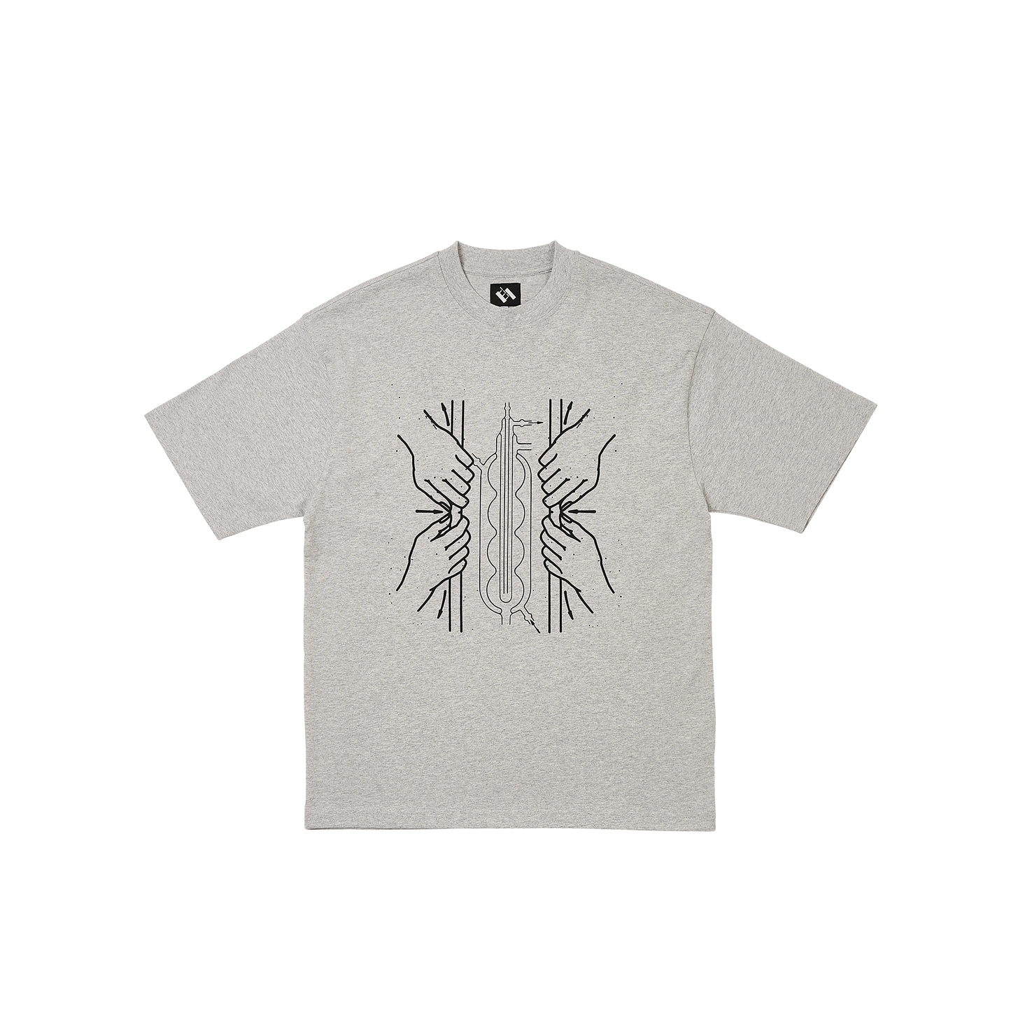 TTT PRESSURE SMALL T-SHIRT GREY MARL