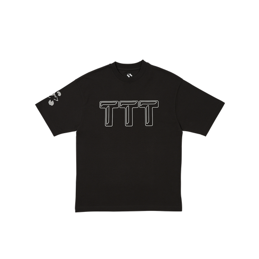 TTT LOGO T-SHIRT 3M INK BLACK